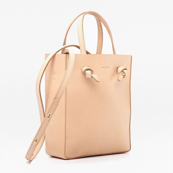 Nisolo Handbags - Nisolo Simone Crossbody Shopper-natural vachetta